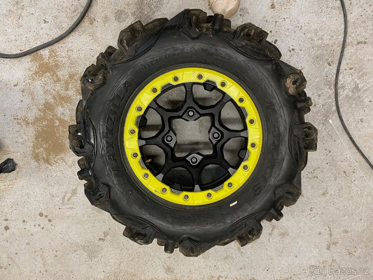 Can-am Beadlock R14x6,5 + pneu Maxxzilla 28x9 a 28x11 - 2