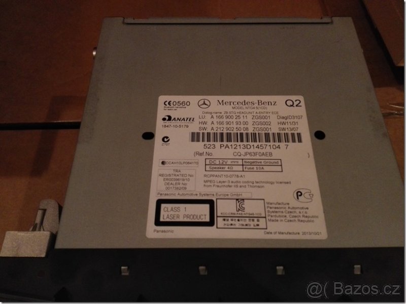 Mercedes ML W166,GL,Vito. Comand Audio 20. - 2