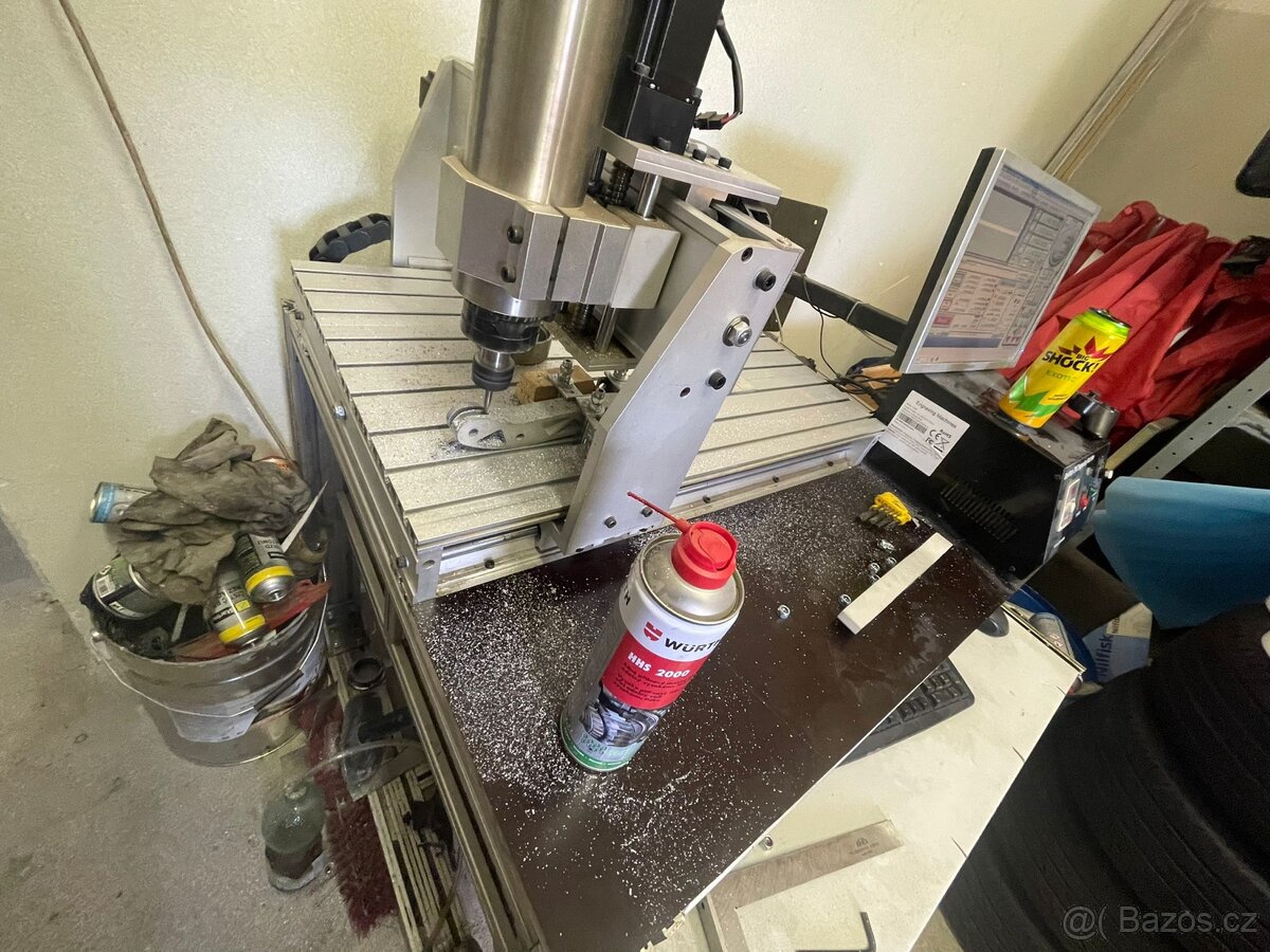 Cnc frézka 6040 plus 4tá osa - 2