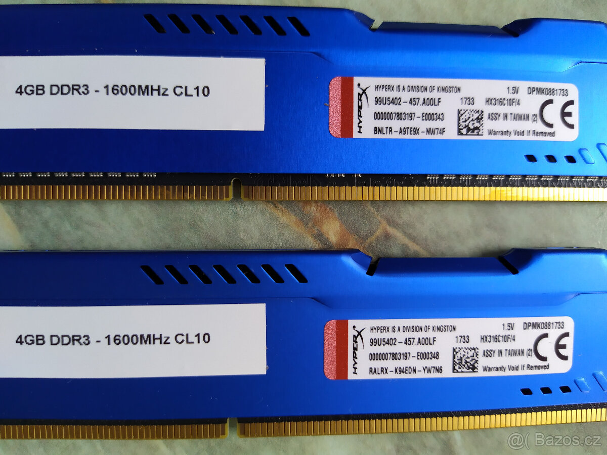 DDR2 + DDR3 Dimm pro PC - 2