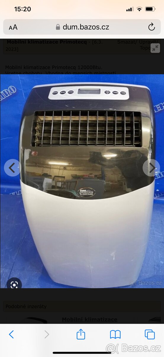 Mobilni klimatizace Primotecq - 2