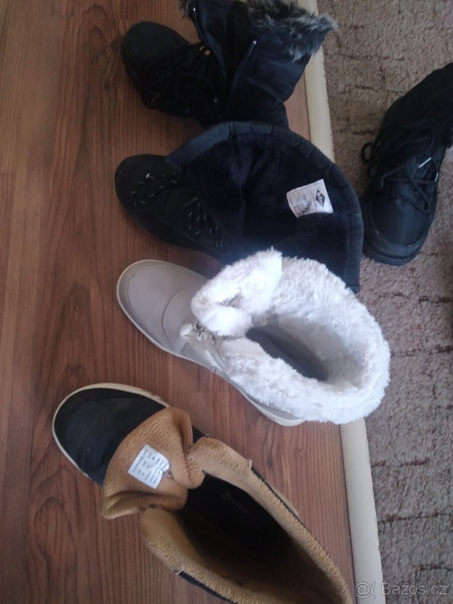 zimní dívčí boty, dámské - 2