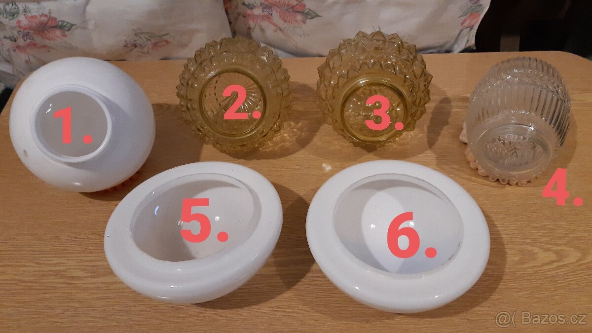 Skleněné stínidla světel - 2