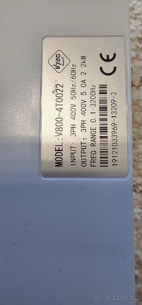frekvenční měnič Vybo Electric V800-4T0022 - 2