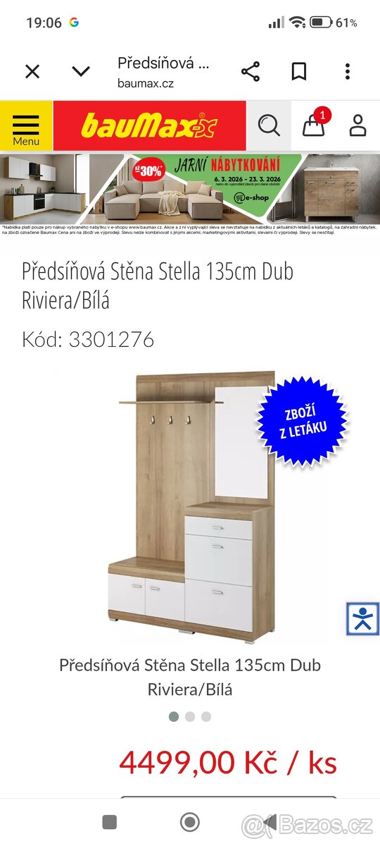 Předsíňová stěna - 2