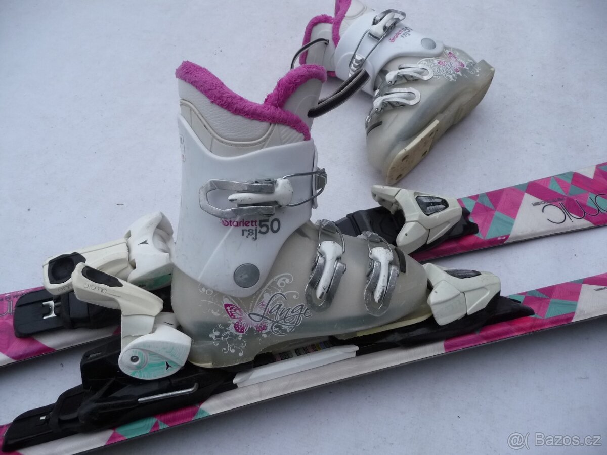 343. Detske lyže ATOMIC - 100cm + boty LANGE 30 eu SET - 2
