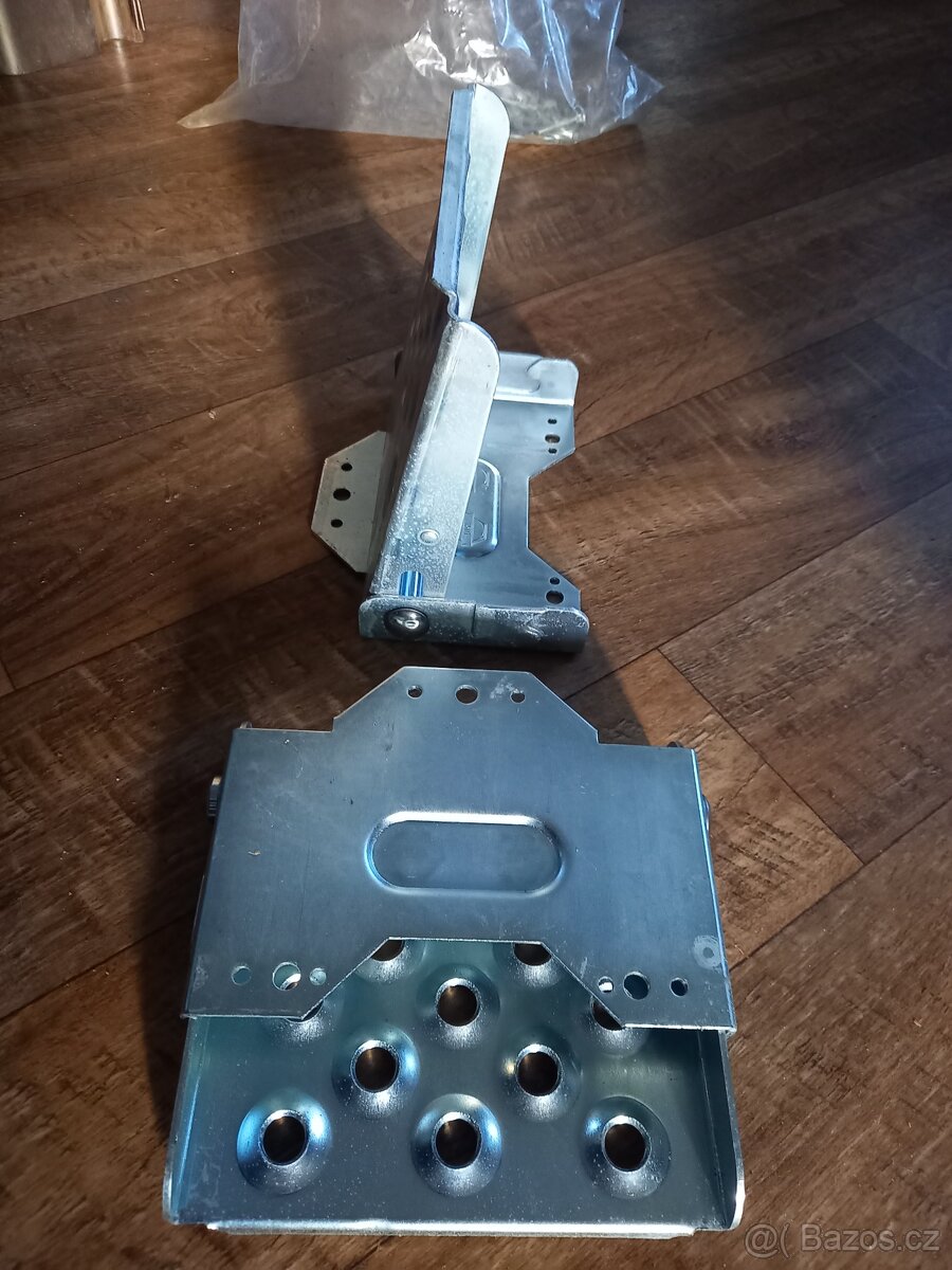 Sklápěcí nášlapy na přívěsný vozík - 2 ks - 2