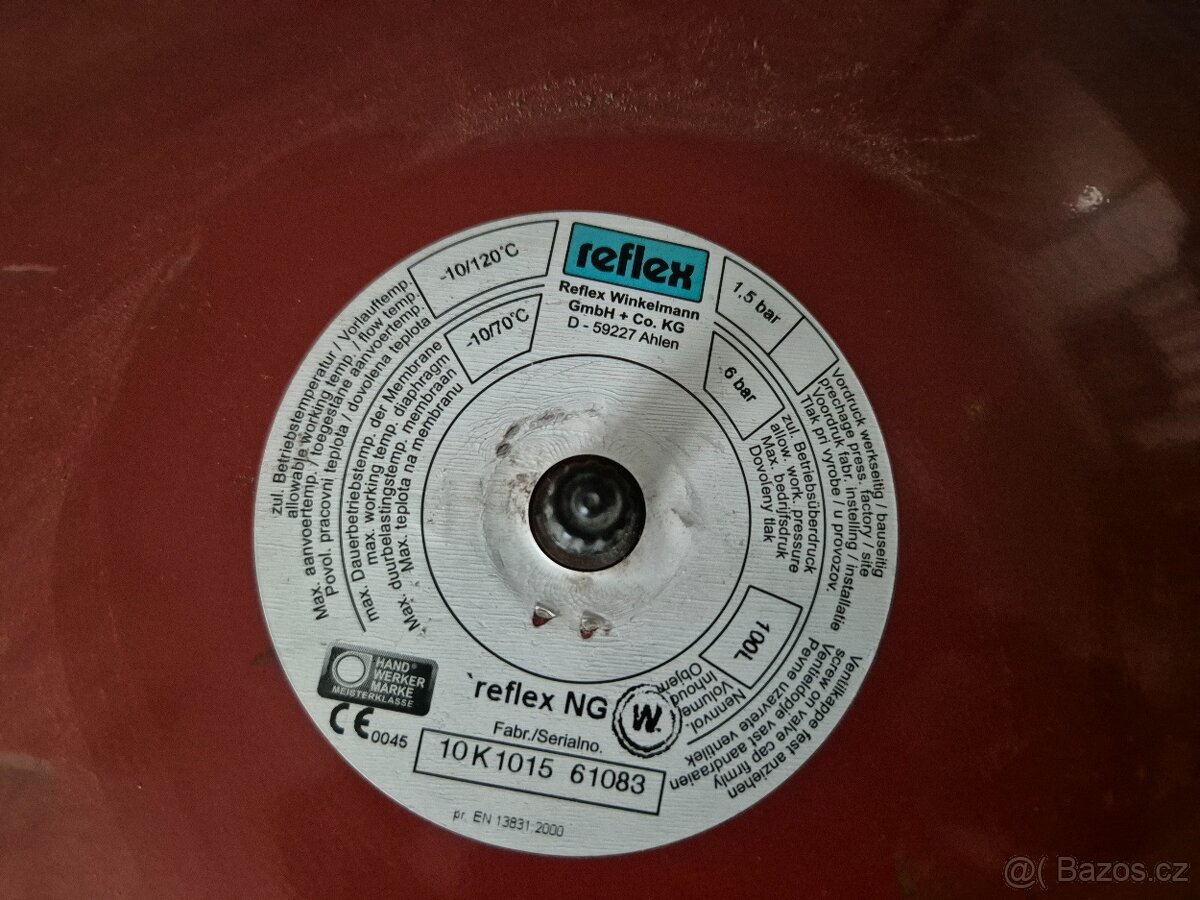 Expanzní nádoba 100l, Reflex - 2