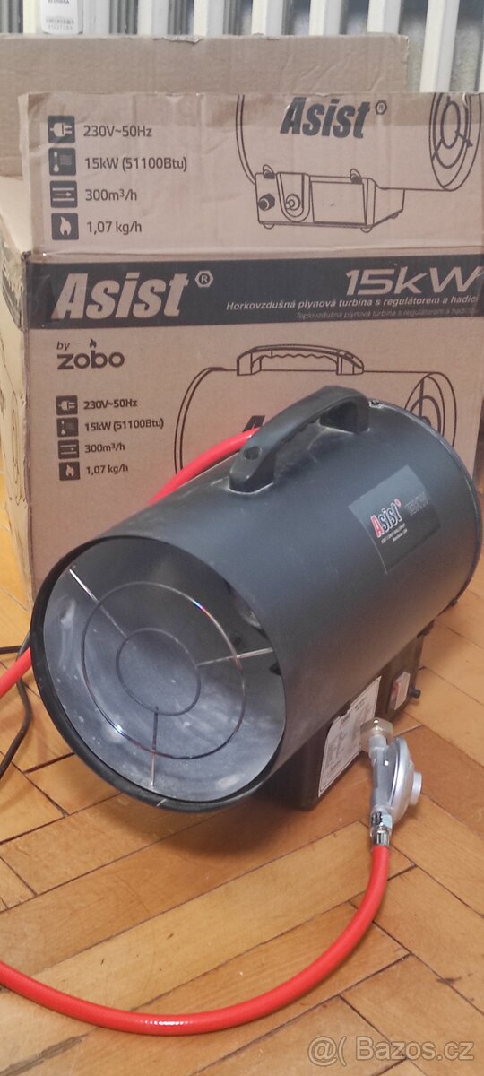 Horkovzdušná turbína Asist 15kW - 2