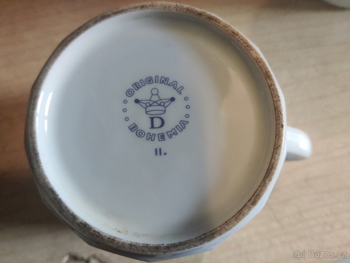 Retro hrníčky nepoškozené, málo používané - 2