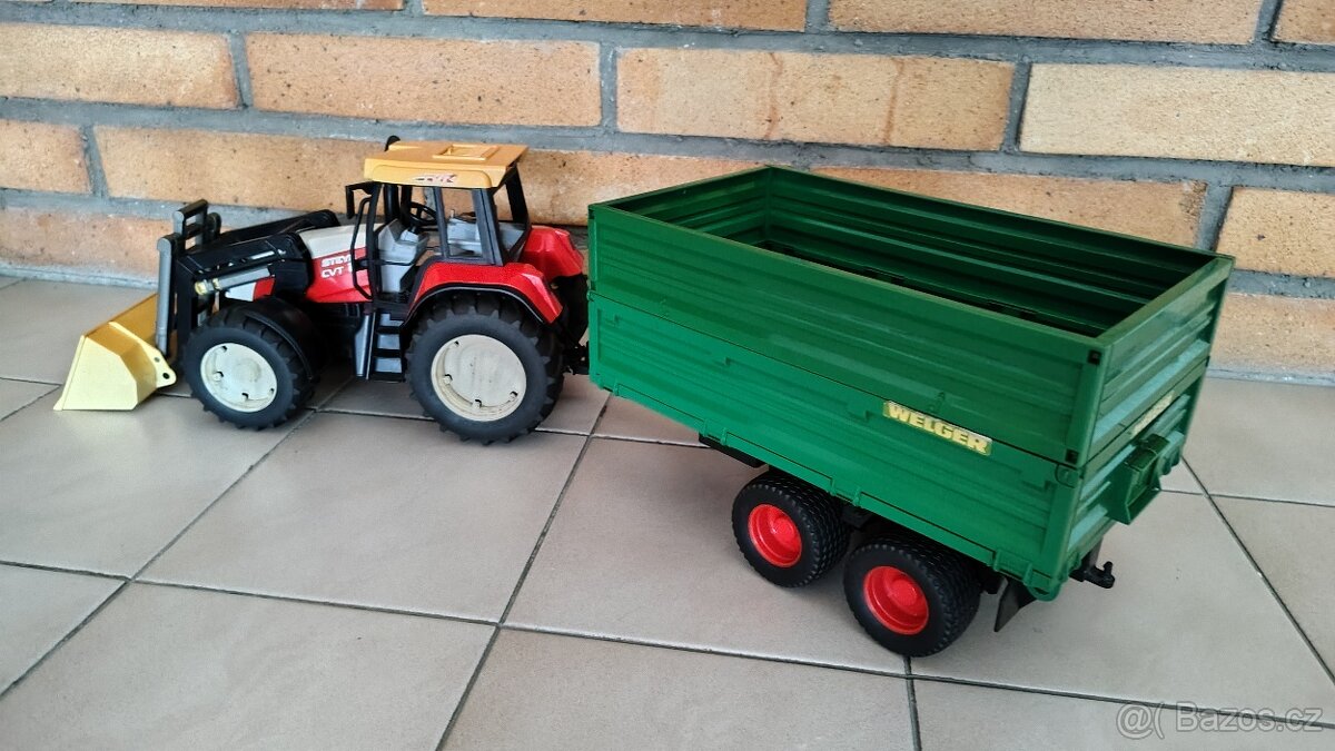 STEYR Bruder, valník Welger - 2