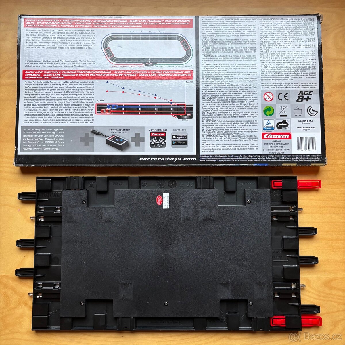 CARRERA DIGITAL CHECK LINE + ZKRÁCENÝ PANEL 2X - 2
