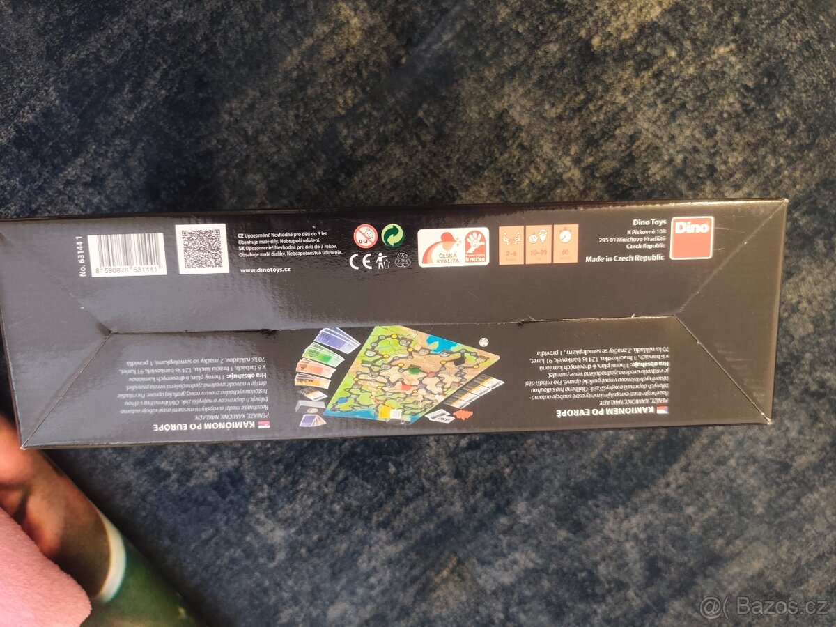 Kamionem po Evropě - desková hra - 2