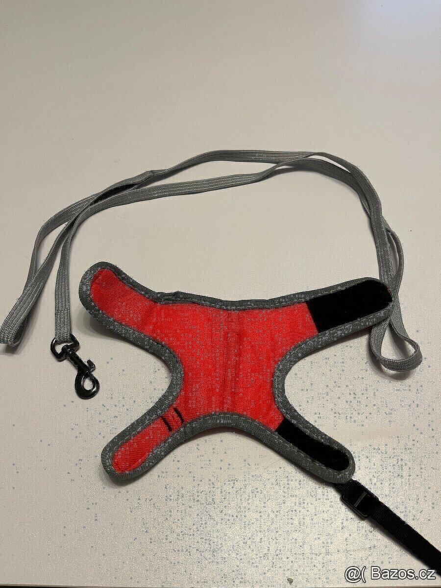 Elastické vodítko pro potkany červené - 2
