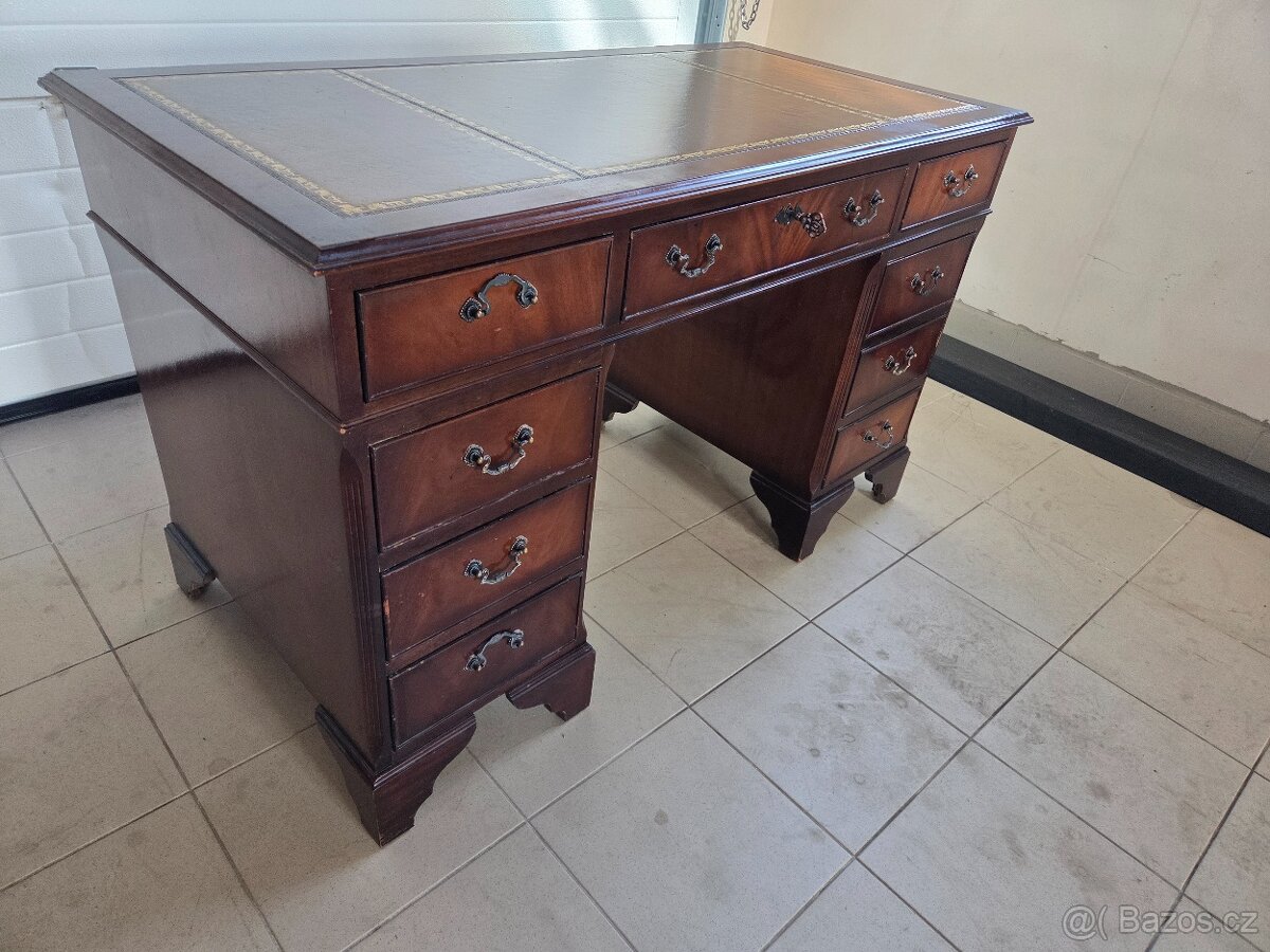 Starožitný anglický psací stůl - 2