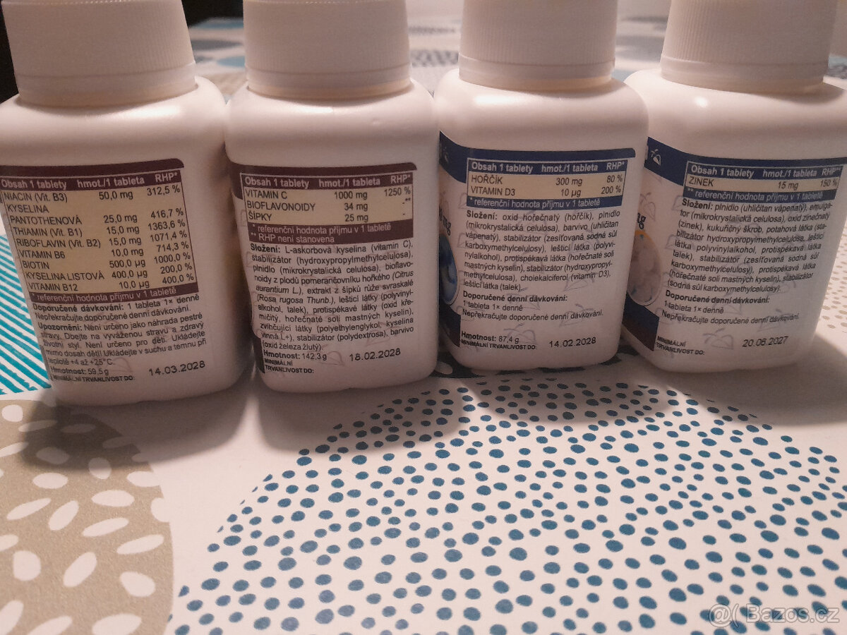Vitamíny B,C,Hořčík ,Zinek - 2