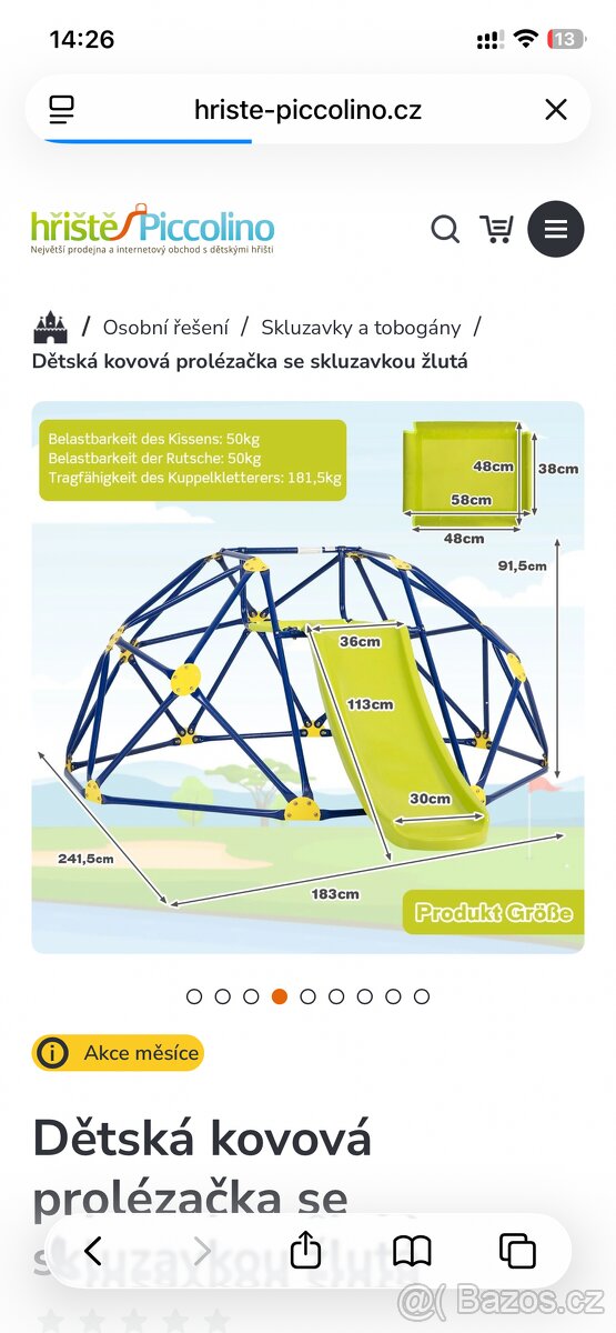 Dětská prolézačka se skluzavkou - 2