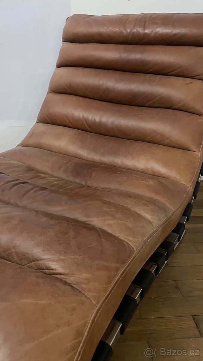 Lenoška lehátko kožené Carelli - 2