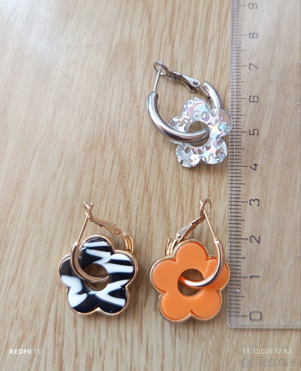 Náušnice bižuterie - 2