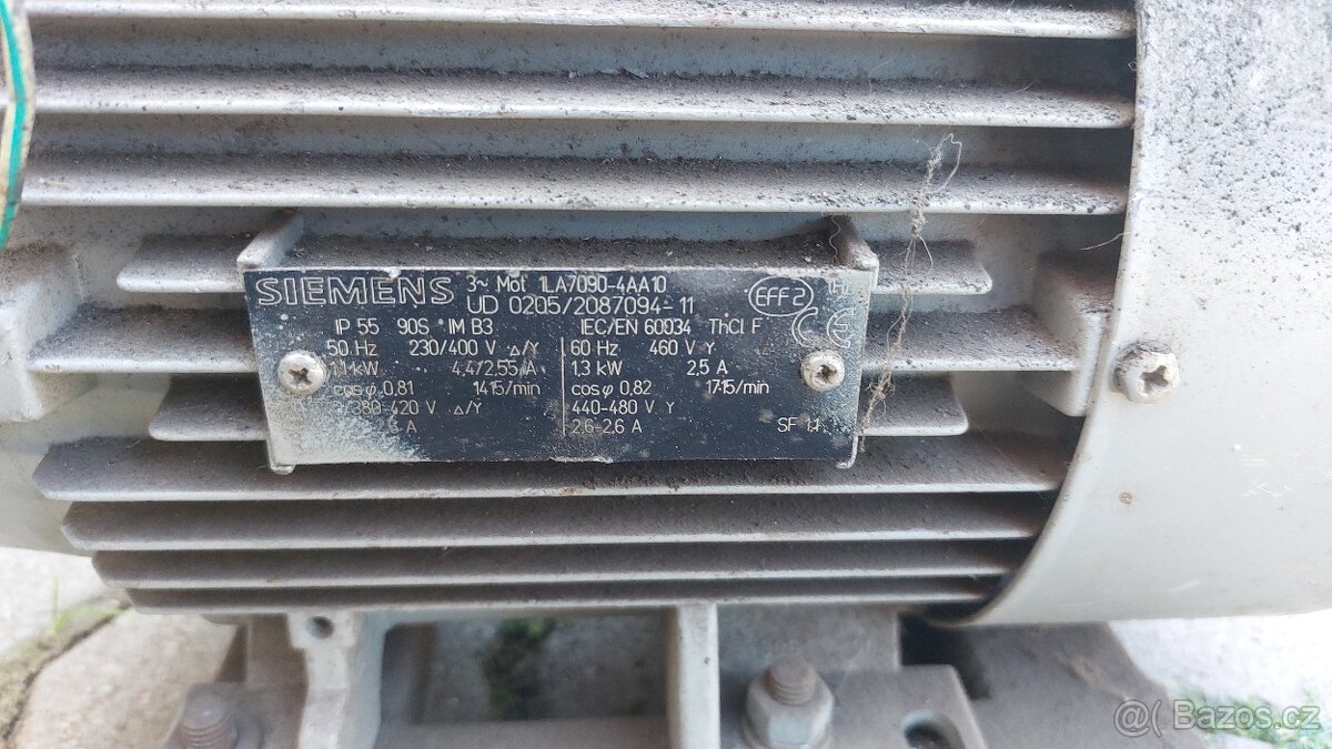 Elektromotor Siemens 1,1kW - 2