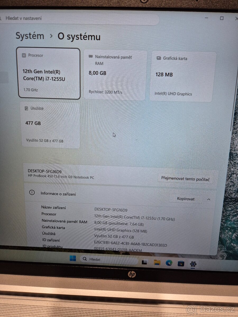 Notebook HP Probook 450 G9 - 2