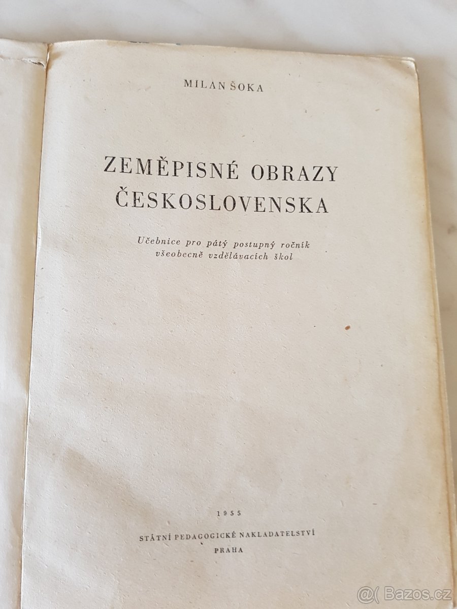 Stará učebnice zeměpisu - 2