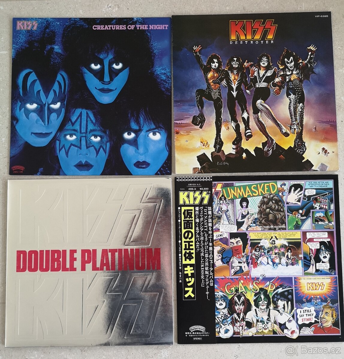 LP desky DEEP PURPLE, KISS,LED ZEPPELIN,GEORDIE - 2