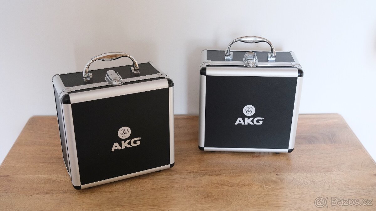 Velkomembránové kondenzátorové mikrofony AKG P420. - 2
