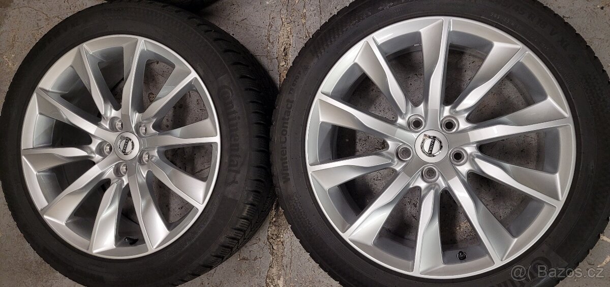 VOLVO V90,S90,alu 18',zimní pneu Continental +-8mm - 2