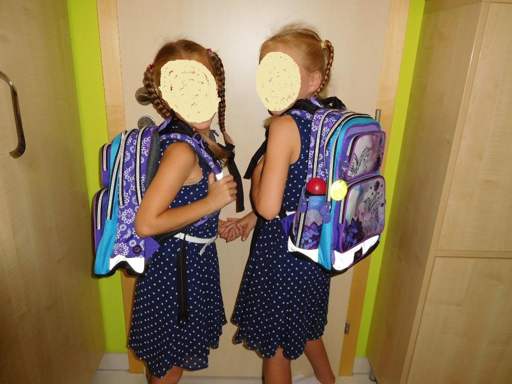 Batoh Bagmaster pro 1. stupeň, jednorožec, dvojčata - 2