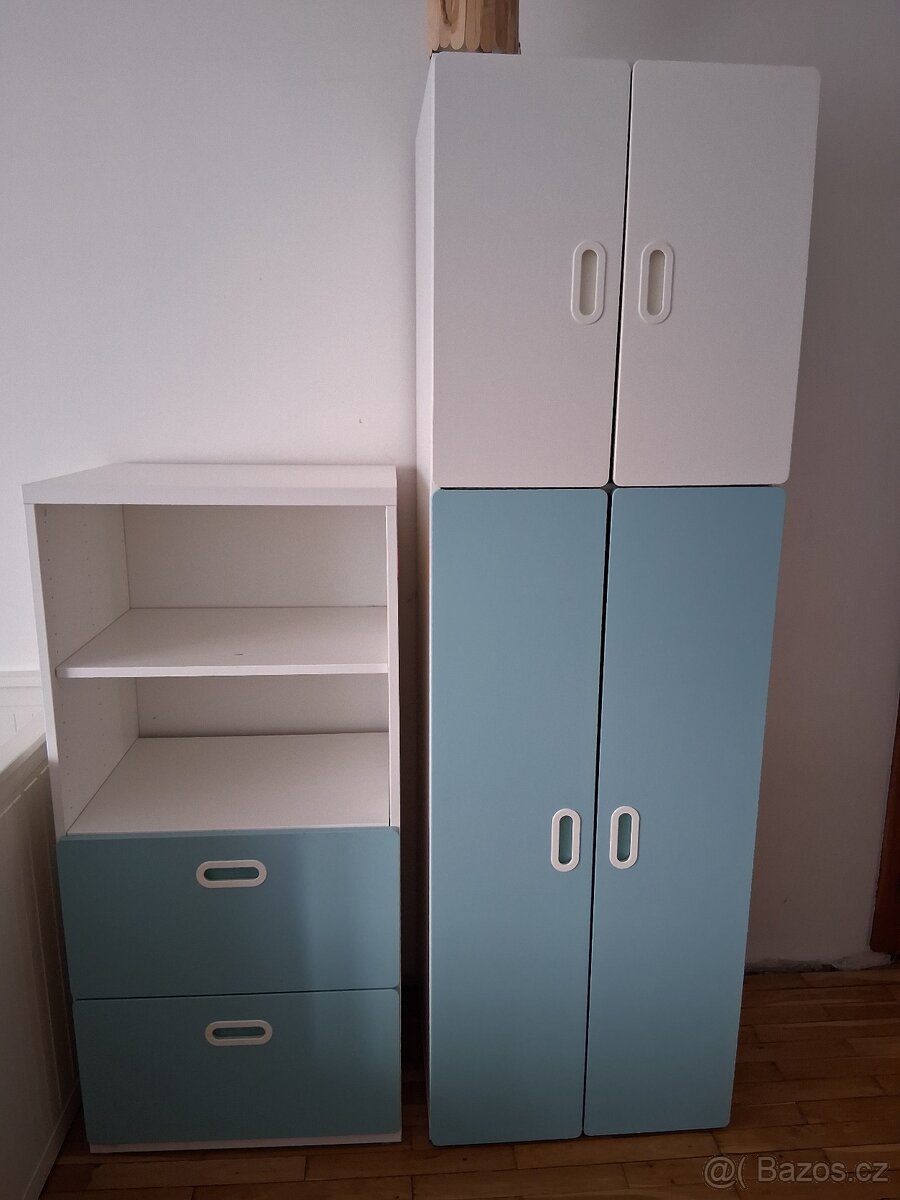 Dětský psací stůl, knihovna a skříň IKEA - 2