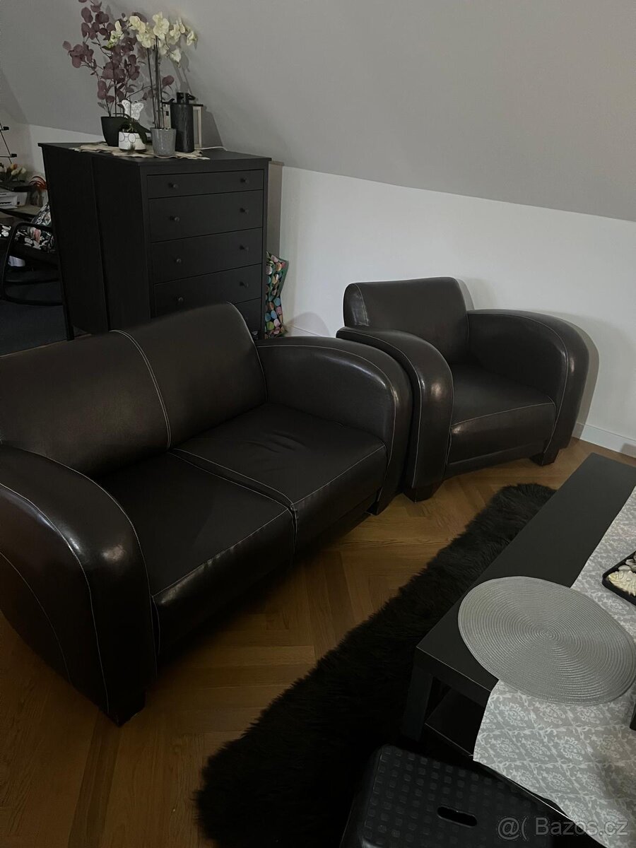 Prodám kožený set - 2