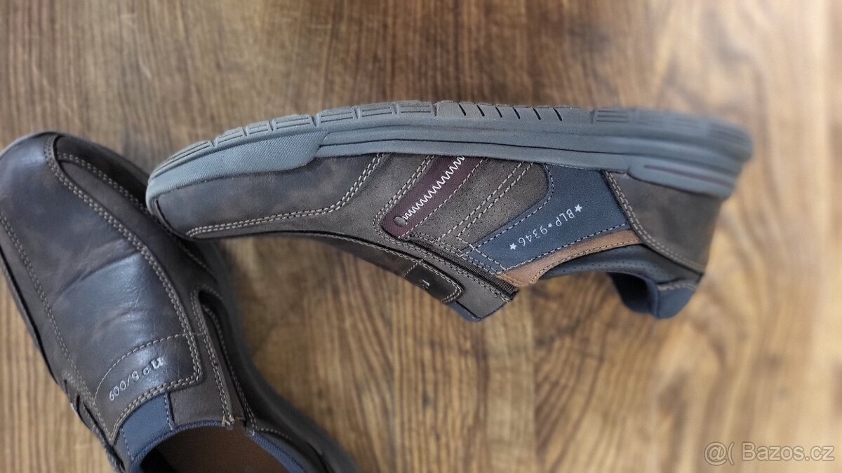 Vycházkové kožené boty vel.45 - 2