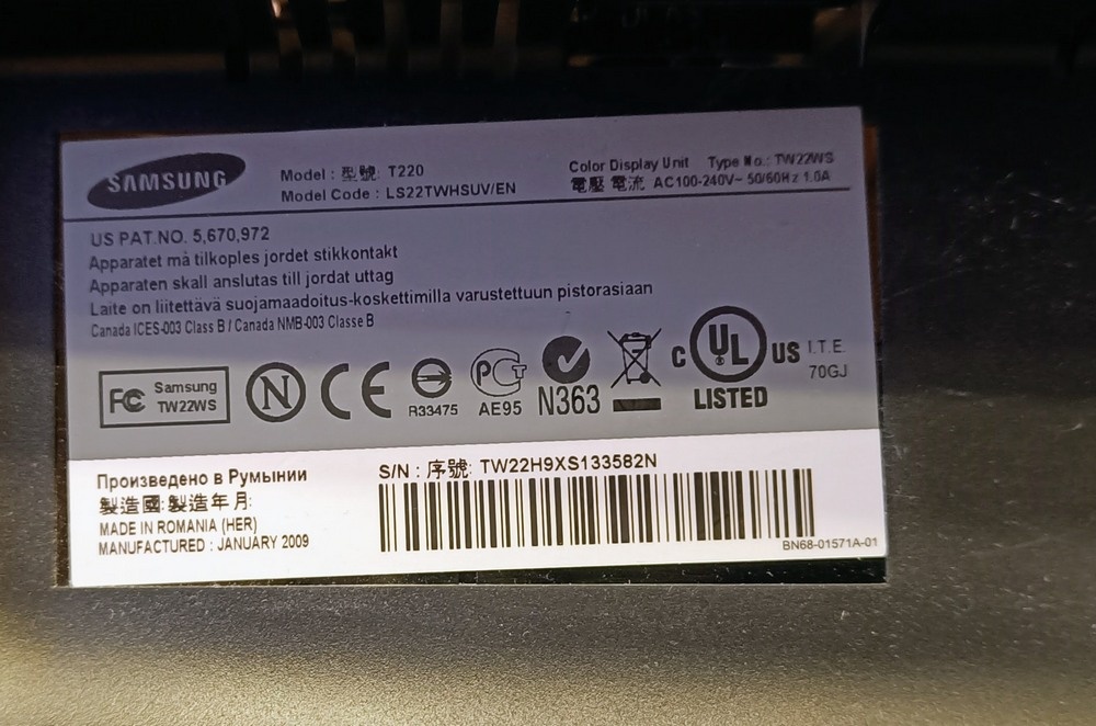 Monitor Samsung 22“ - 2