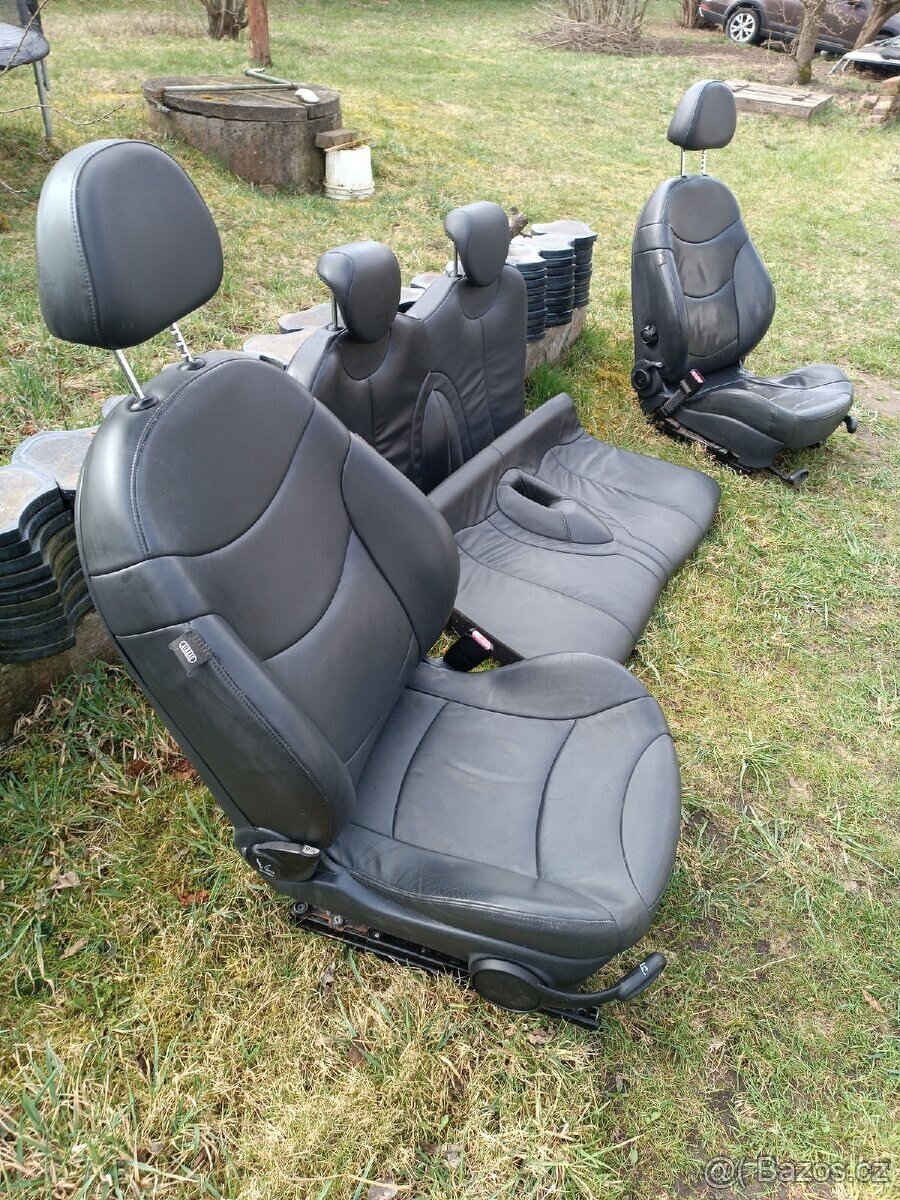 Celokožené sedačky sada Mini cooper S R53 a R50 - 2