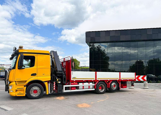 Mercedes-Benz Actros 2543 6x2 - valník s hydraulickou rukou - 2