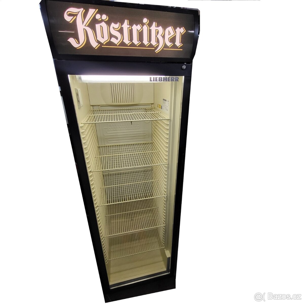 prosklená ledníce, gastro vitrína Liebherr, 421L, dovoz - 2