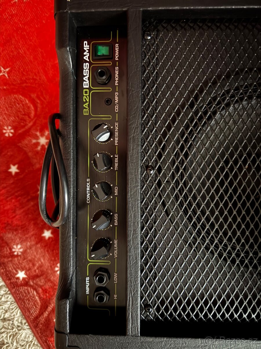 Baskytarové kombo ba20 bass amp ashton - 2