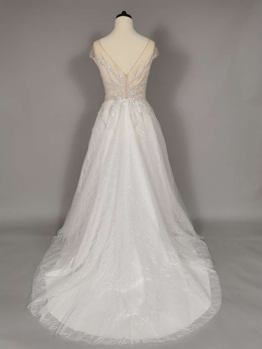 Luxusní nenošené svatební šaty, Artemida - 44 EU (XL) - 2