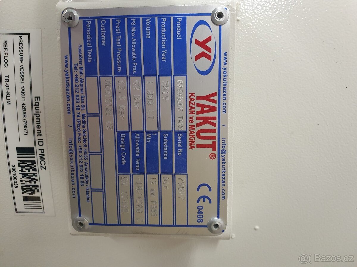 Tlaková nádoba, vzdušník - 2