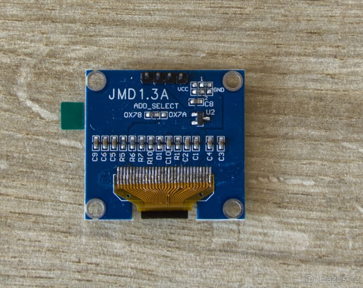 IIC I2C OLED displej 1,3" arduino, raspberry pi - 2