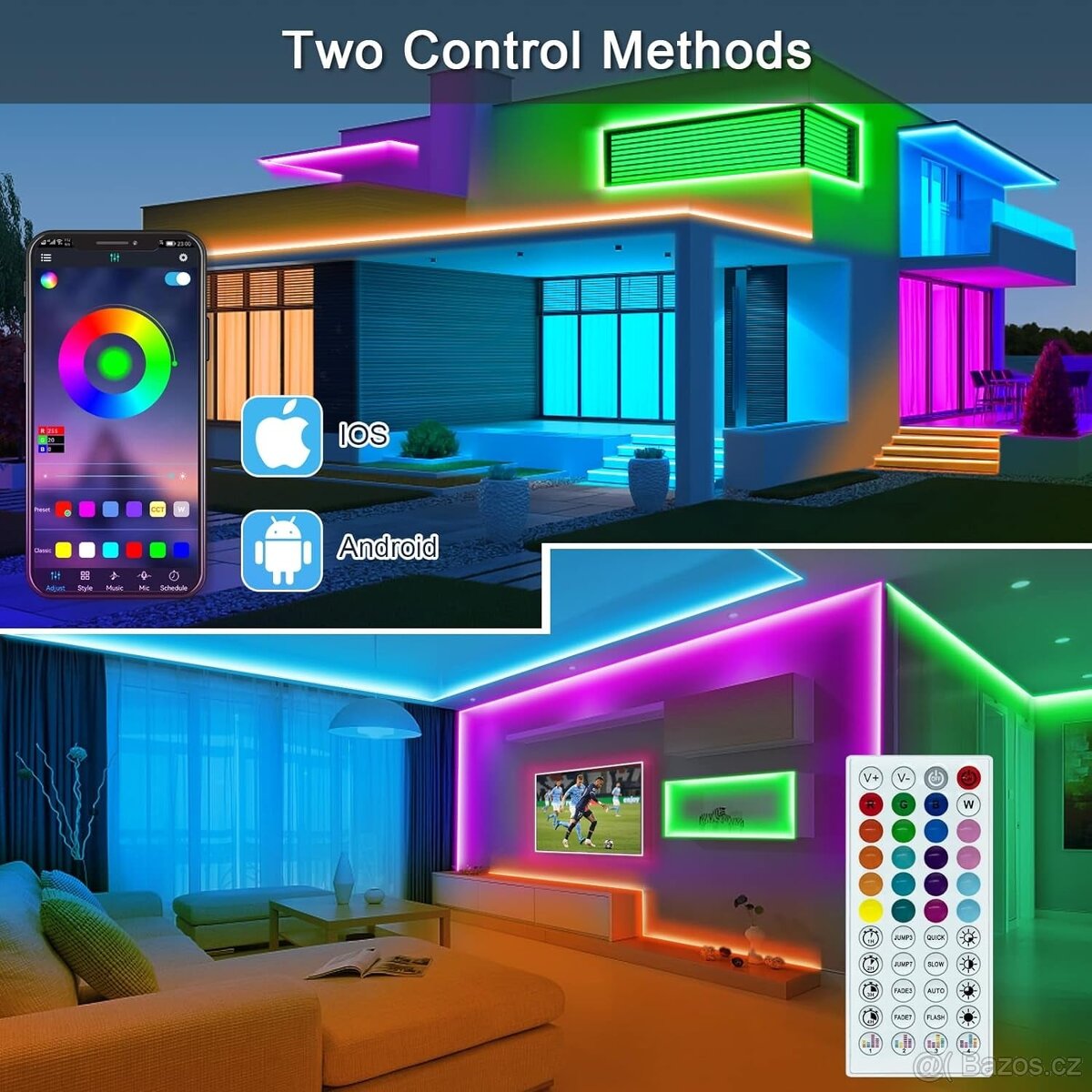 RBG LED pásek 20 metrů - 2