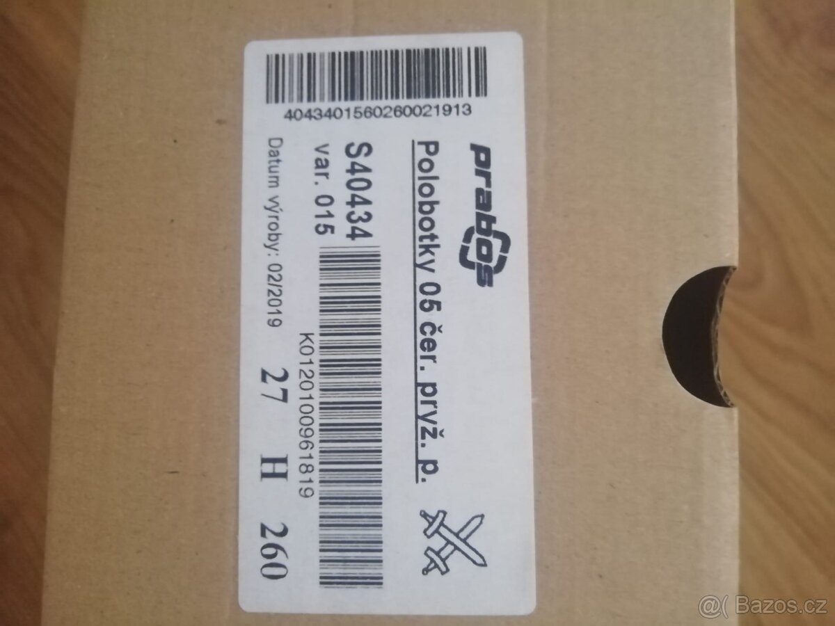 Polobotky černé pryž. PRABOS - 2