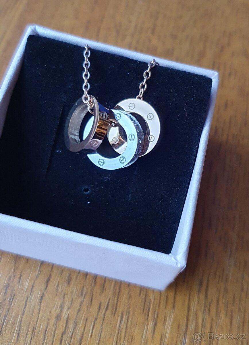 Náhrdelník Cartier Love trojitý - 2