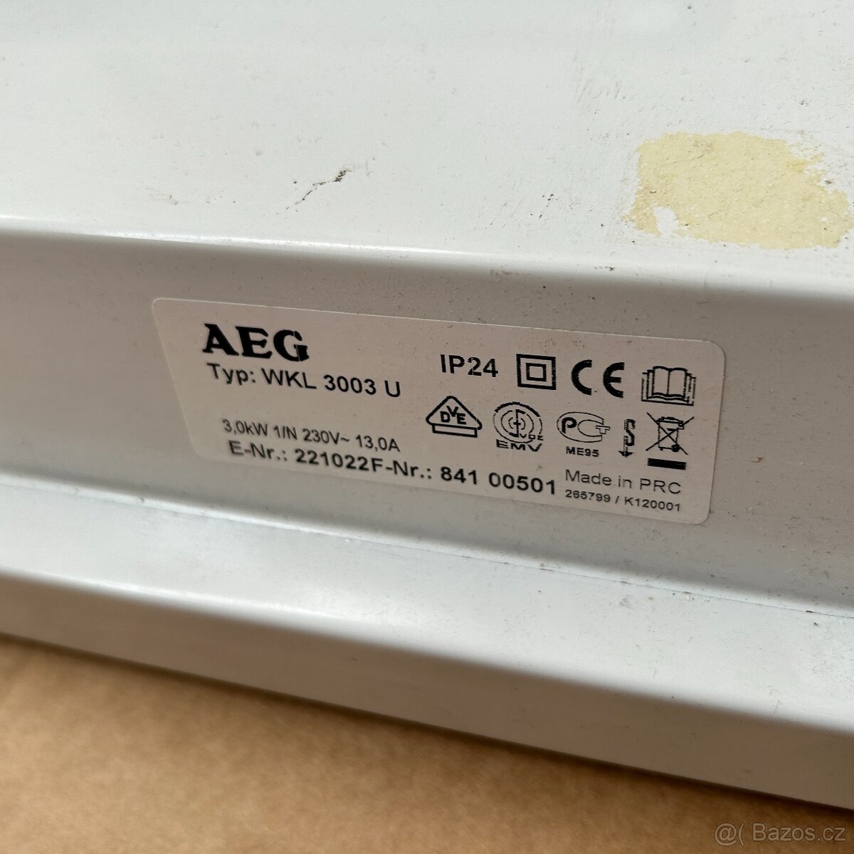 Elektrický přímotop AEG WKL 3003 U – 3 kW - 2