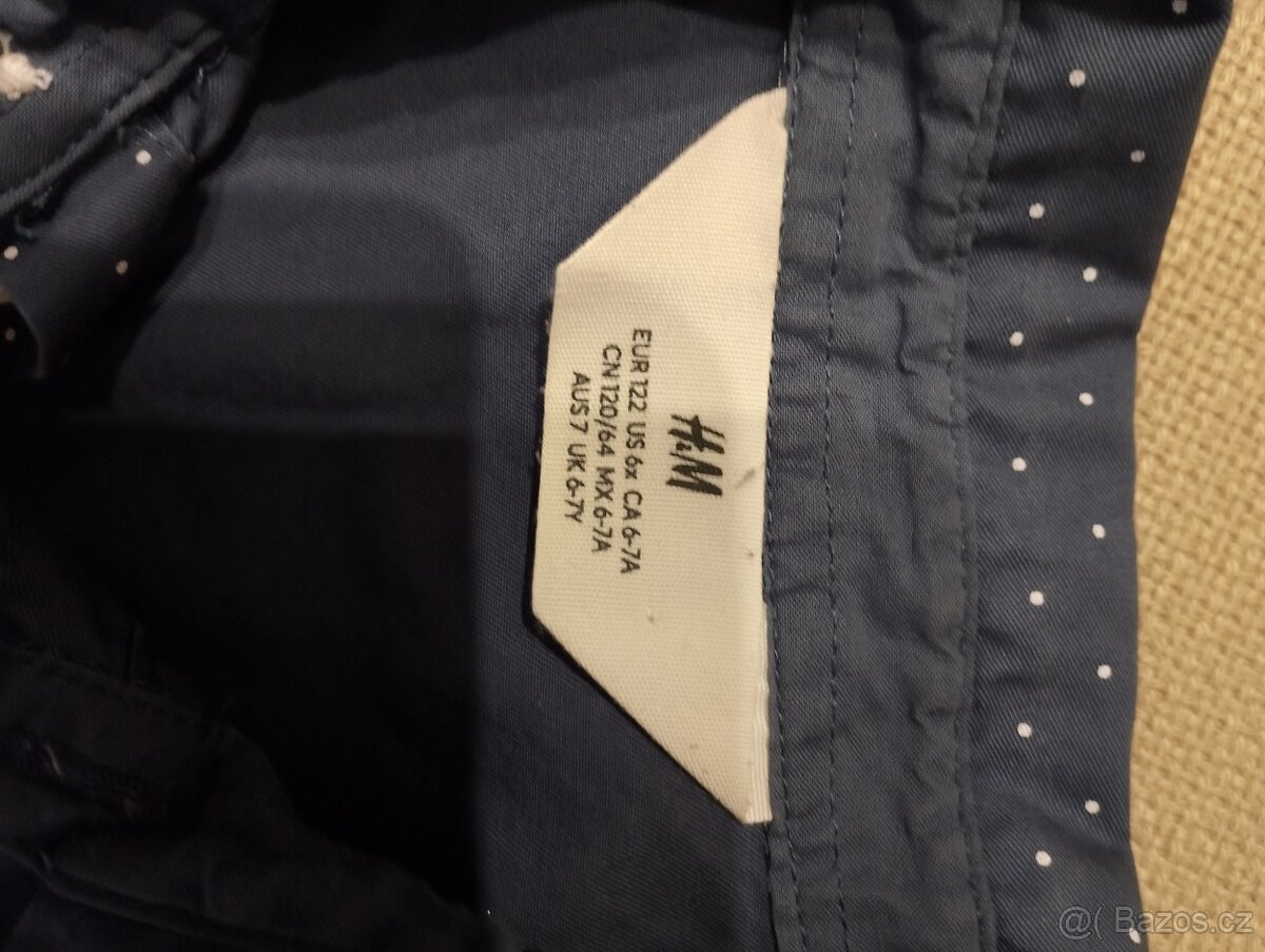 Chlapecká košile a kraťasy, vel. 122/128 - 2