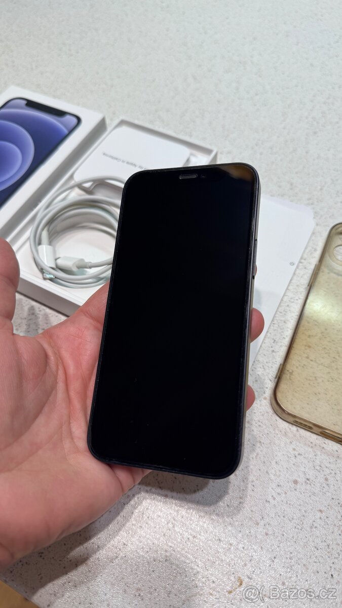 Prodám černý iPhone 12mini 64GB v super stavu - 2