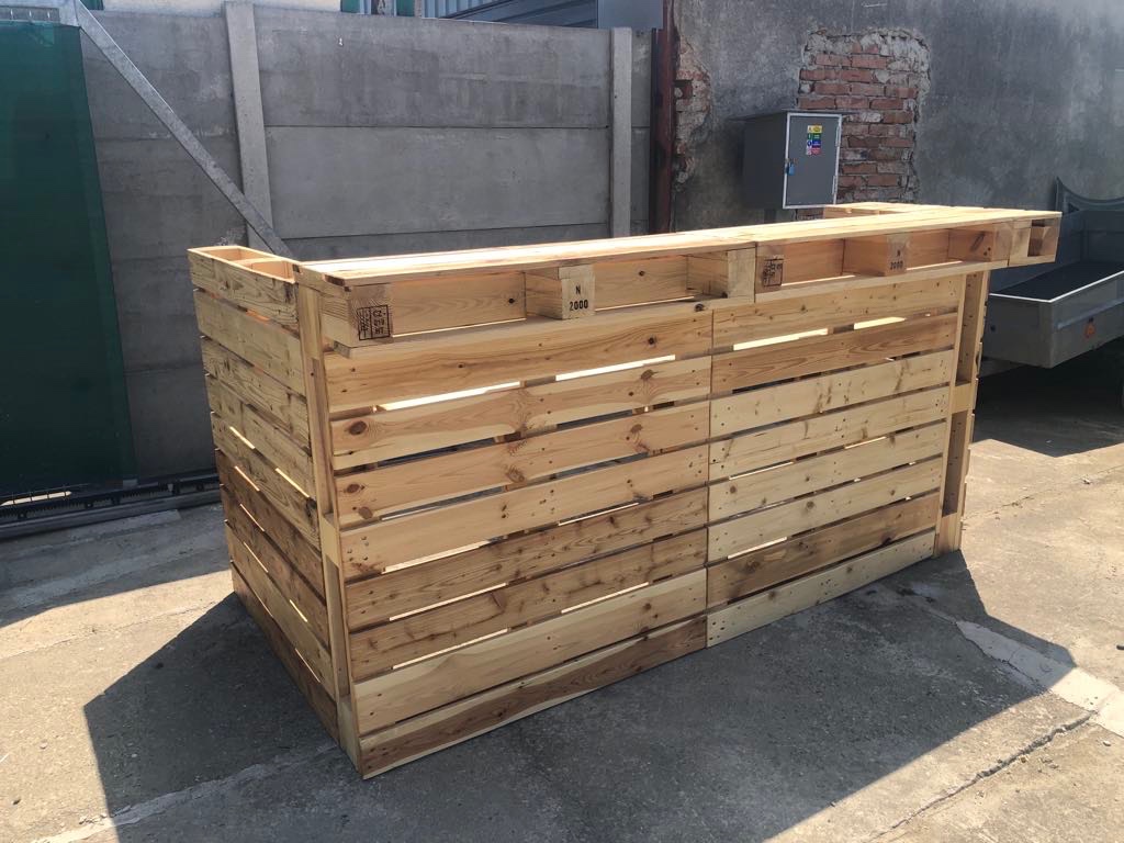 Půjčím bar z palet. - 2