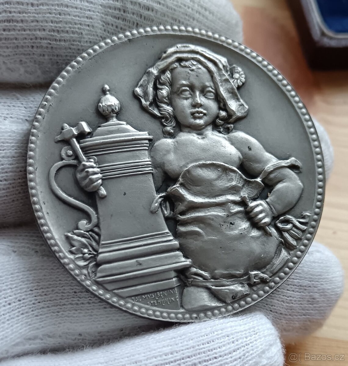 Stříbrná medaile Obchodní a Živnostenská Komora v Praze orig - 2