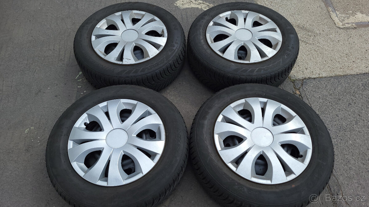 90% zimní kola 15" 4x108 P406, C5, Partner, Berlingo - 2